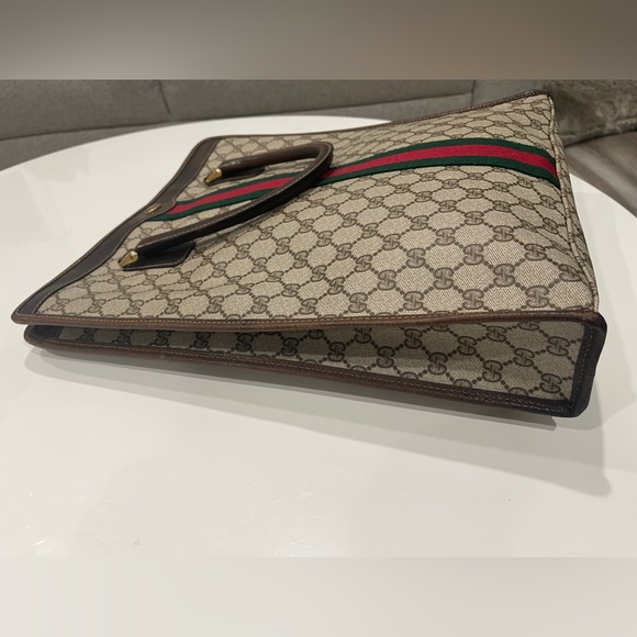 Gucci GG Supreme Monogram Web Tote - Picture 5 of 17